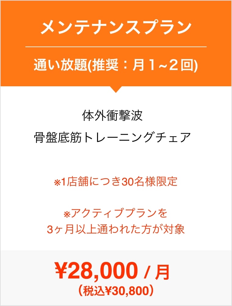 メンテナンスプラン