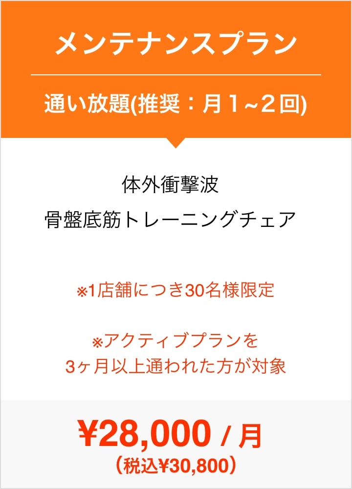 メンテナンスプラン